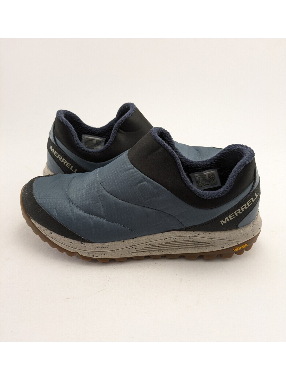 Mens Merrell Nova Blue Vibram Low Top Slip On Hiking Shoes J066849 Size 10